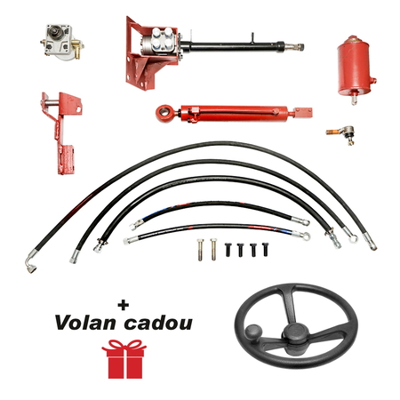 Piese U445 - Kit complet servodirectie cu pompa danfos si cilindru hidraulic pentru U-445 cu motor in 3 cilindri