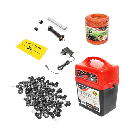 Gard Electric - Kit gard electric 9-12V/220V, 1 Joule, lungime fir 1000m Breckner Germany