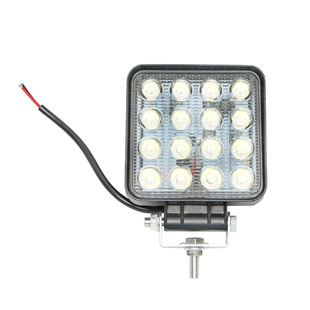 Proiectoare Led - Lampa cu 16 LED-uri 10-30V 48W unghi radiere 30 de grade tip spot 108x108x57mm Breckner Germany