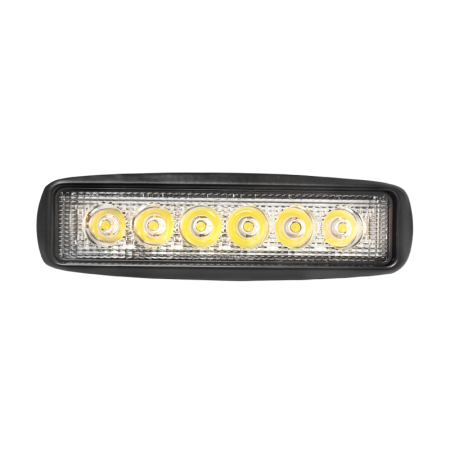 Proiectoare Led - Lampa tip bara cu 6 LED-uri 10-60V 18W unghi radiere 30 de grade tip spot 160x43x42mm Breckner Germany