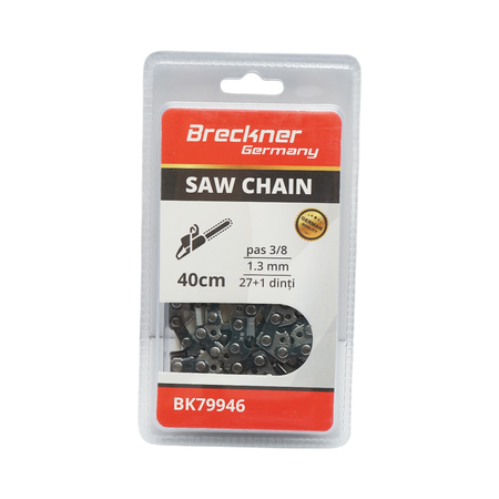 Scule, unelte - Lant drujba pas 3/8, 27+1 de dinti, 1.3mm, lungime 40cm Breckner Germany