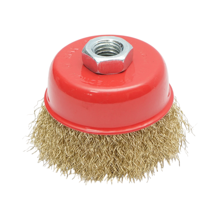 Scule, unelte - Perie sarma cupa 75mm, filet M14, max. 12500rpm Breckner Germany