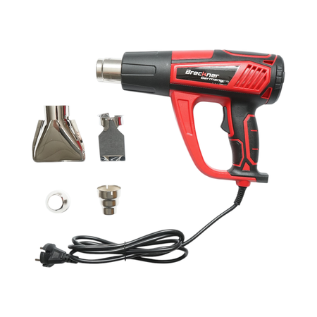 Accesorii - Pistol cu aer cald 2000W, 220V, debit aer 300/500 L/min, 2 trepte de temperatura 50-600°C Breckner Germany