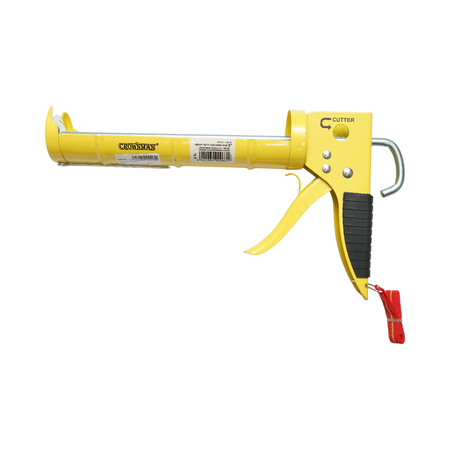 Scule, unelte - Pistol tub silicon profesional 225mm, cutter integrat, tija cu ac si carlig agatare Crownman