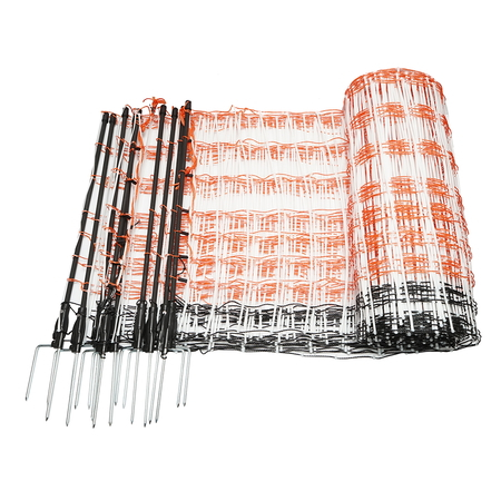 Gard Electric - Plasa gard electric 60cmx30m cu picior dublu, rezistenta 1.6 Ohm/m Breckner Germany