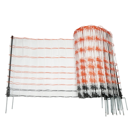 Gard Electric - Plasa gard electric 60cmx50m cu picior dublu, rezistenta 1.6 Ohm/m Breckner Germany