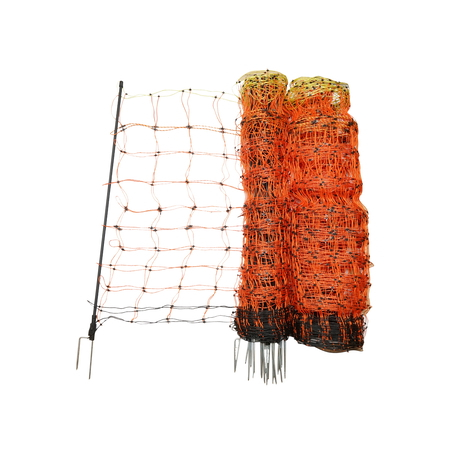 Gard Electric - Plasa gard electric lungime 50m si inaltime 108cm cu picior dublu, 11x15mm