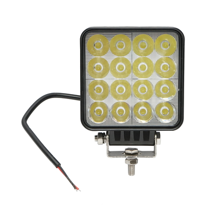 Proiectoare Led - Proiector LED patrat combo 12-80V, 42W carcasa aluminiu 107x107x40mm

