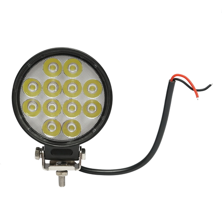 Proiectoare Led - Proiector LED rotund tip spot 12-60V, 36W, carcasa aluminiu 115x115x45mm
