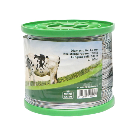 Gard Electric - Sarma galvanizata pentru gard electric 1,2mm x 500m Mezofarm