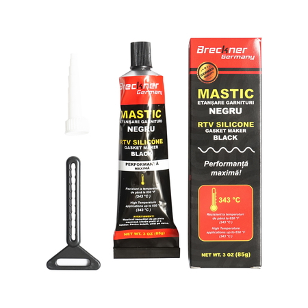 Silicon etansare - Silicon etansare garnituri negru 85g temp. inalte 343 grade




















