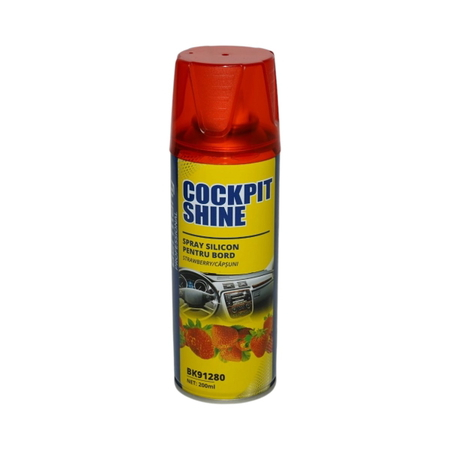 Sprayuri intretinere - Spray silicon bord antistatic capsuni 200ml Breckner Germany