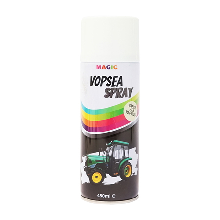  Sprayuri - Spray vopsea auto alb papirus tip Steyr profesionala cu uscare rapida 450ml MAGIC