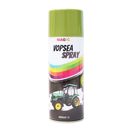  Sprayuri - Spray vopsea auto verde tip Claas profesionala cu uscare rapida 450ml MAGIC
