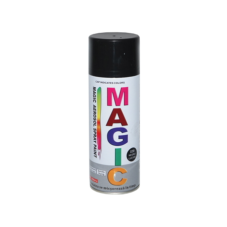 Accesorii - Spray vopsea negru lucios MAGIC