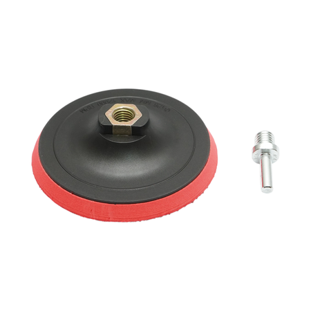 Scule, unelte - Suport disc slefuire abraziv 125mm Velcro, adaptor M14 pentru polizor unghiular si bormasina Breckner Germany