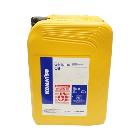 Uleiuri si Vaseline - Ulei motor Komatsu 15W40 DEO Genuine Oil Heavy Duty 20L