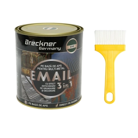  Vopsele - Vopsea verde John Deere 750g email anticoroziva 3 in 1 pentru metal, direct pe rugina, pe baza de apa