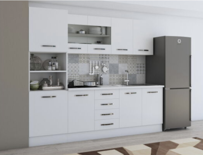 Bucatarie Karina  Alb 2.2m [4]