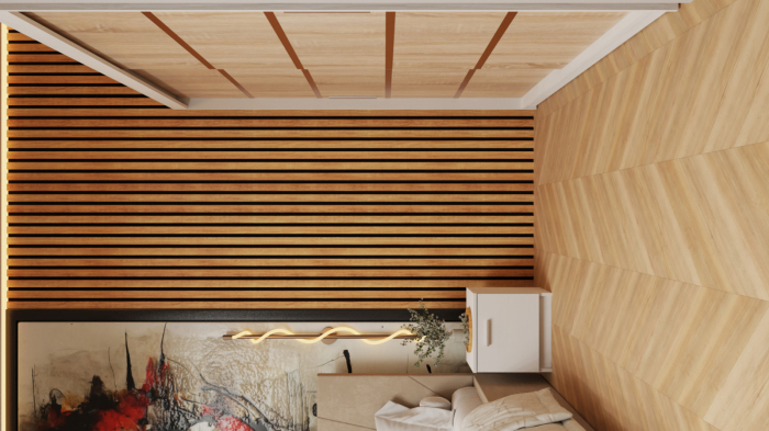 Dormitor Tony Tapitat Stofa Bej cu dulap 200*200 usi glisante Sonoma&Alb, noptiere si comoda [2]