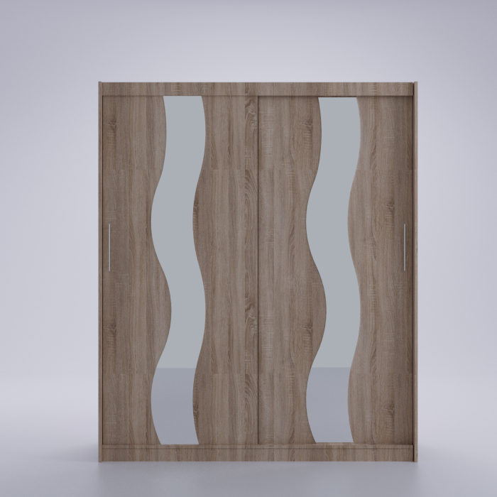 Dulap Globus 2 Usi cu Oglinda Sonoma 200* [3]