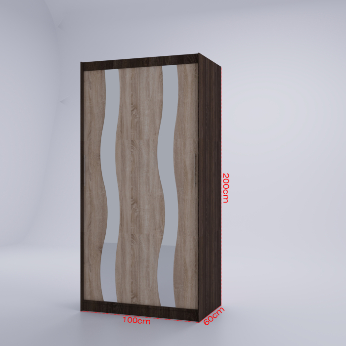 Dulap Globus 2 Usi cu Oglinda W&S [5]