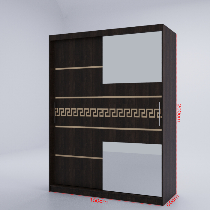 Dulap Venus Gold cu Oglinda Wenge [4]