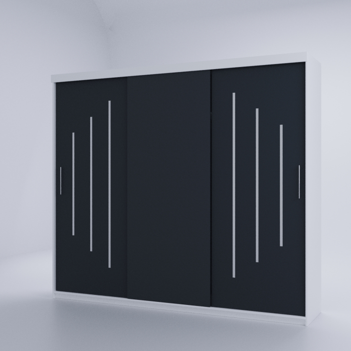 Dulap Venus Space 230*200 Alb&Antracit, [3]