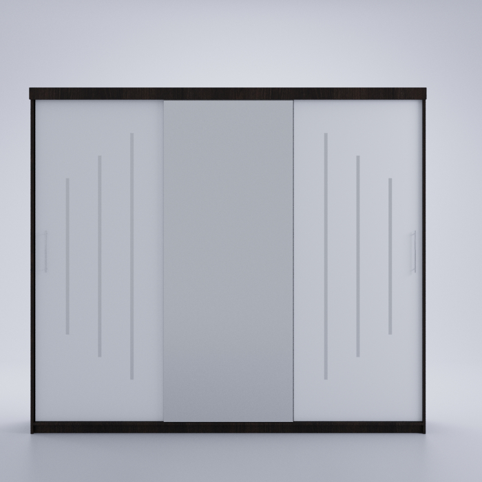 Dulap Venus Space 230*200 Cu Oglinda Wenge&Alb, [3]