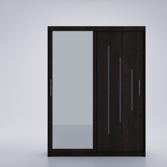 Dulap Venus Space cu Oglinda 200*200 Wenge, [3]