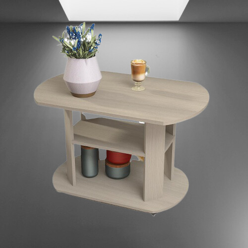 Masa cafea, Ideal Mobila, culoare sonoma, 84x58x54 cm [6]