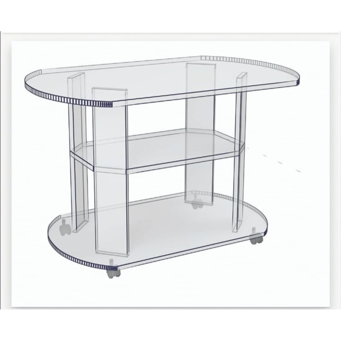 Masa cafea, Ideal Mobila, culoare wenge, 84x58x54 cm [2]