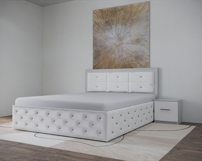 Set Pat Nemira New Alb cu Noptiere [2]