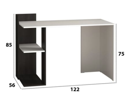 Birou Calculator Edy Wenge&Alb [2]