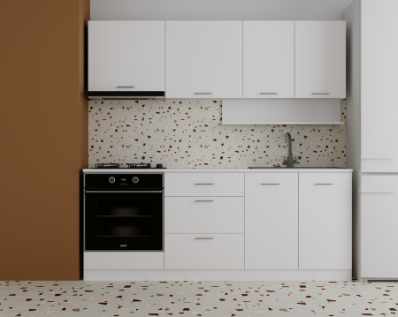 Seturi Mobila Bucatarie - Bucatarie Alexa 2m Alb