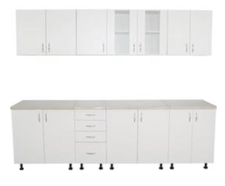 Bucatarie Boston 2.6m Alb [2]