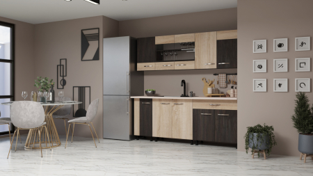 Bucatarie Elena 2m Wenge&Sonoma [2]