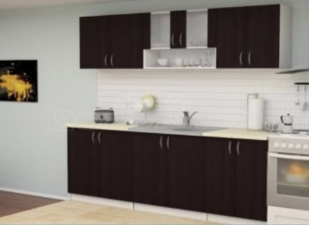 Seturi Mobila Bucatarie - Bucatarie Nataly 2.2m alb&wenge