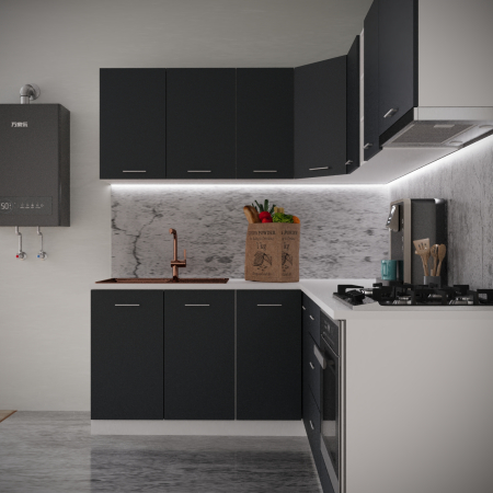 Bucatarie Sena Colt 1.8m x 2.2m Antracit [1]