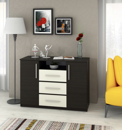 Comode - Comoda Maya Wenge&Alb