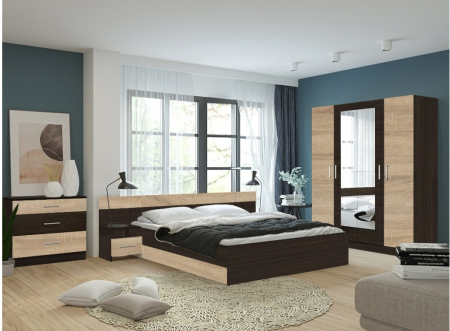 Seturi Dormitor - Dormitor Lesi Sonoma&Wenge