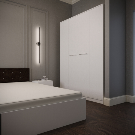 Dormitor Nemira Alb&Wenge Tapitat 4 Usi [3]