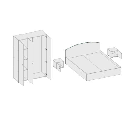 Dormitor Siesta  Sonoma [1]