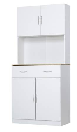 Dulapuri Bucatarie - Dulap Bucatarie cu usi si sertar Alb