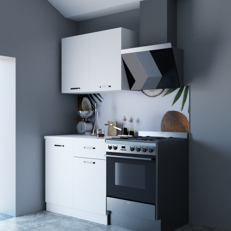 Dulap de Bucatarie S20 Alb 90cm [1]