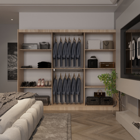 Dulap Globus 3 Usi cu Oglinda Sonoma 230* [2]