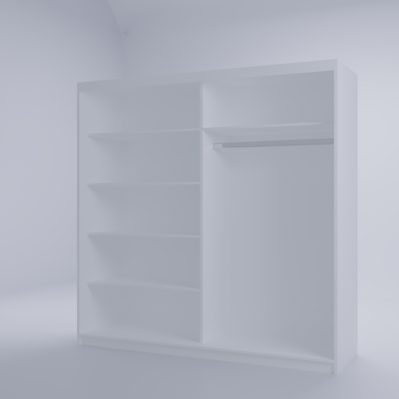 Dulap Venus Gold cu Oglinda Alb&Antracit 200*200 [4]