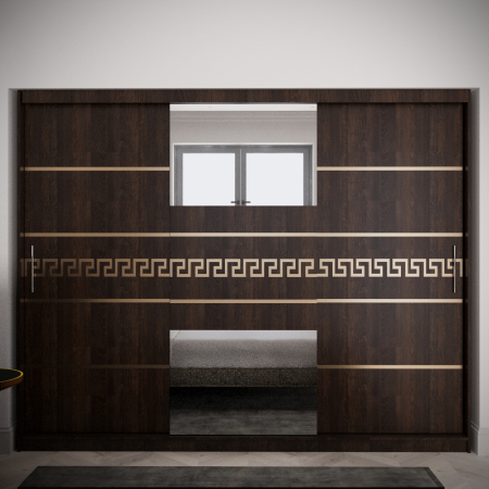 Dressing / Dulap - Dulap Venus Gold cu Oglinda Wenge 230*200