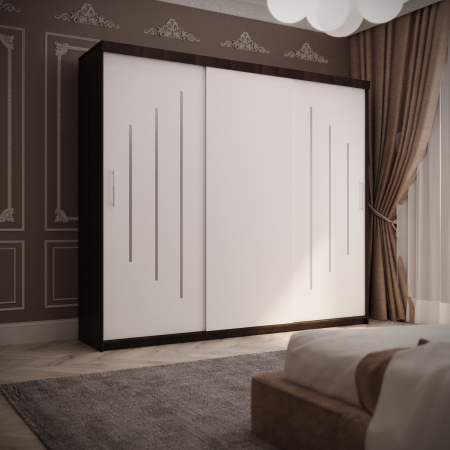 Dulap Venus Space 230*200 Wenge&Alb, [1]