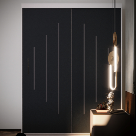 Dressing / Dulap - Dulap Venus Space Alb&Antracit